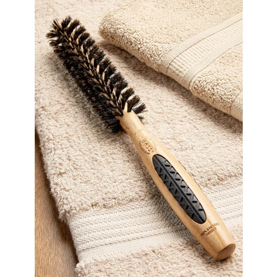 Cheapest 🛒 Bass 1/2 Inch Round Boar Bristle Hair Brush ✨