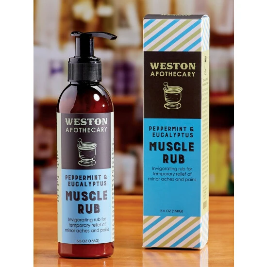 Promo 🎁 Weston Apothecary Peppermint And Eucalyptus Muscle Rub ✔️