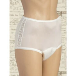 Best reviews of ⌛ Vermont Country Store ❤️ Women's Lace-Panel Absorbent Briefs, 3 Pairs White ⌛