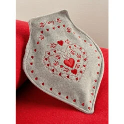 Best deal ๐ Vermont Country Store Heart-Shaped Hot Water Bottle With Embroidered Cover ๐