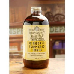 New 😉 Vermont Country Store Doctor Carleton's Ginger And Turmeric Tonic, 16 Oz. Bottle ⌛