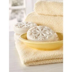 New ✔️ Vermont Country Store Winter Snowflake Bath And Body Soap Trio Gift Box, 3 Bars 😍